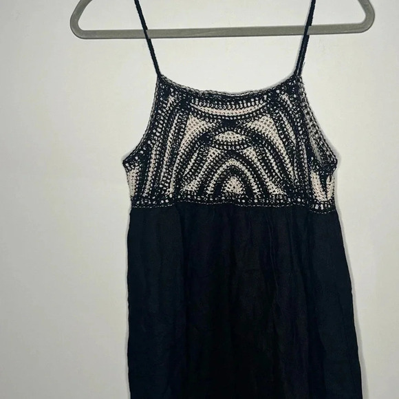 Zara Crochet and Linen Cotton Blend Dress - Picture 13 of 14